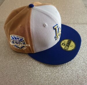 New Era Blue and Tan LA Cap